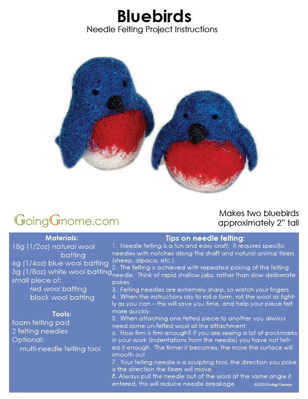 Bluebird PDF (instructions only)