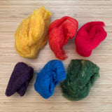 Wool Pack - “bold” rainbow