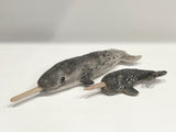 Narwhal mom and babe