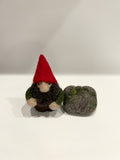Gnome and rock monster