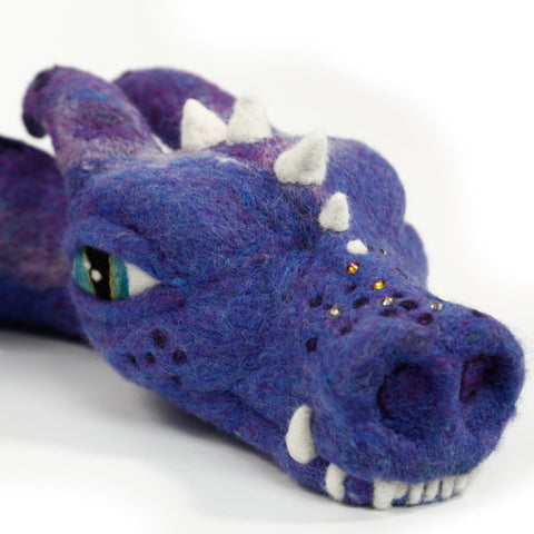 Large purple dragon