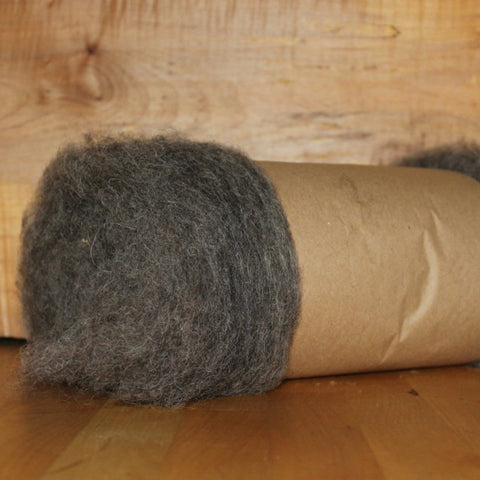 Natural Grey Wool Batt