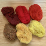 Wool Pack - yellow/orange/red