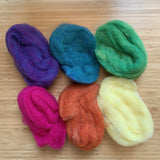 Wool Pack  - “bright” rainbow