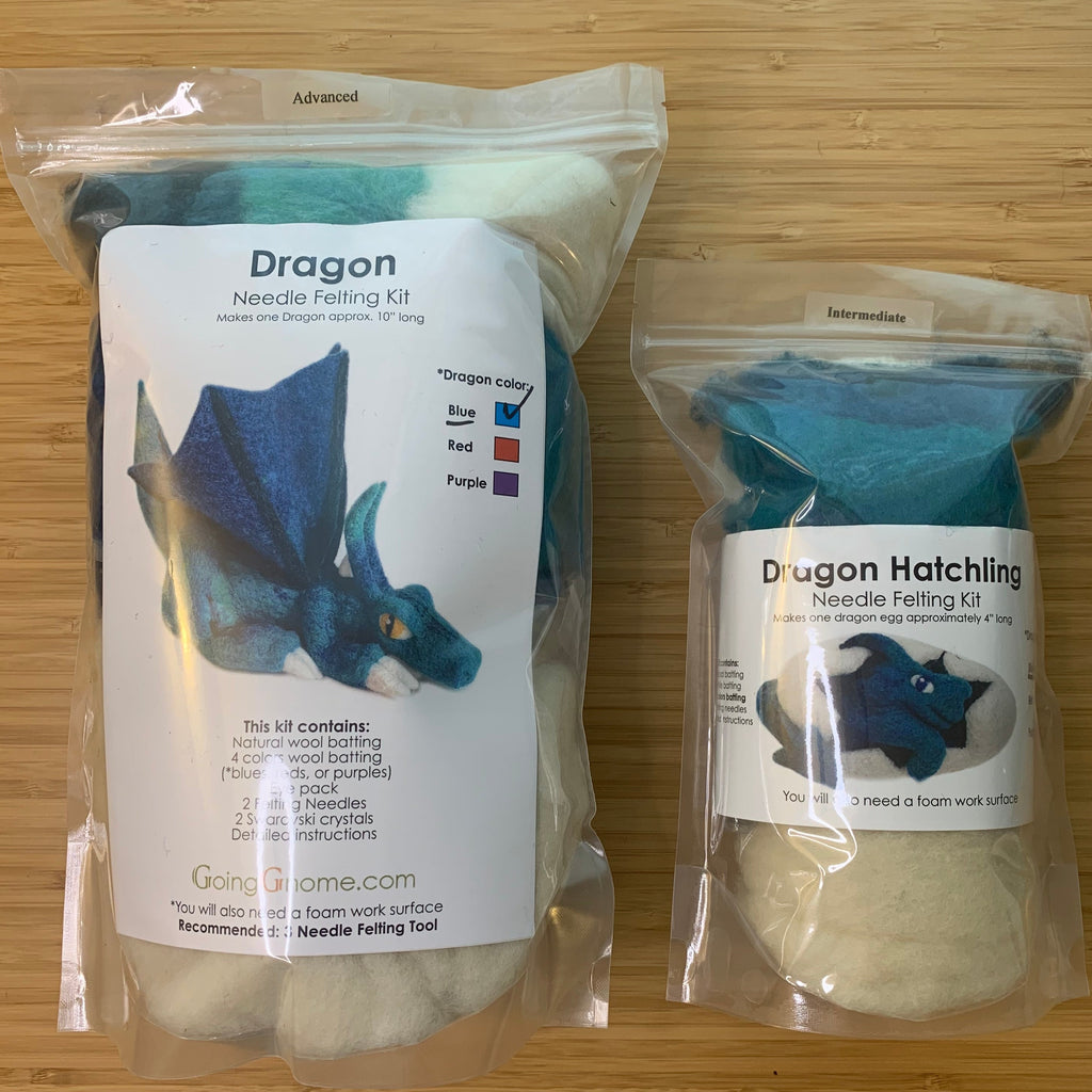 Dragon Needle Felting Kit (Advanced Beginner)