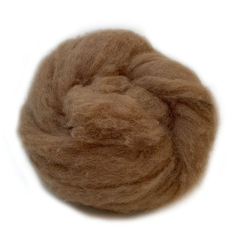 Wool Batting - Camel - medium flesh tone