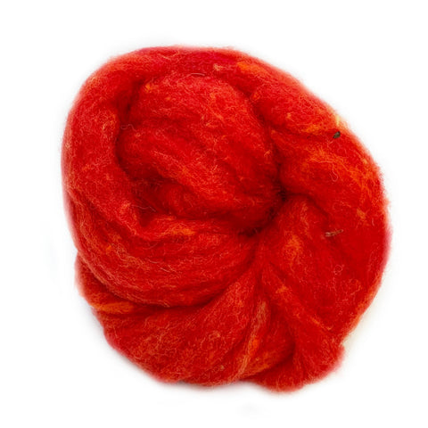 Wool Batting - Dark Orange